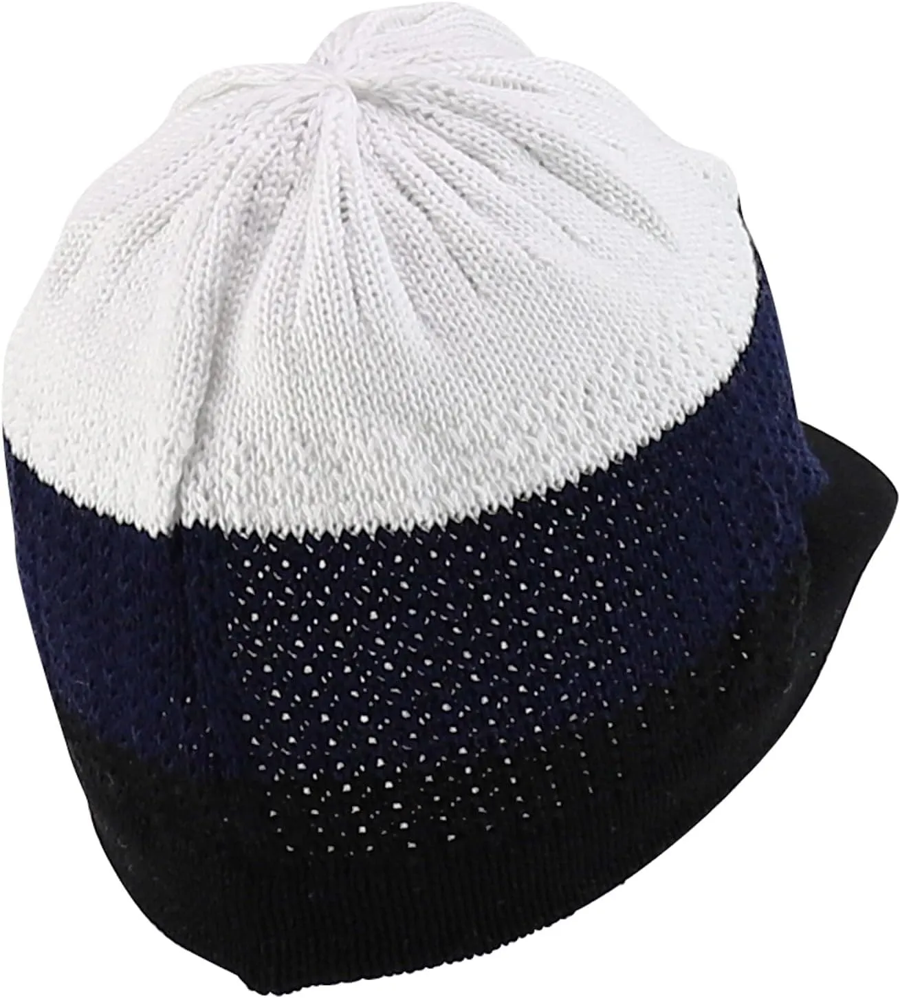 100% Cotton Rasta Knit Beanie Visor
