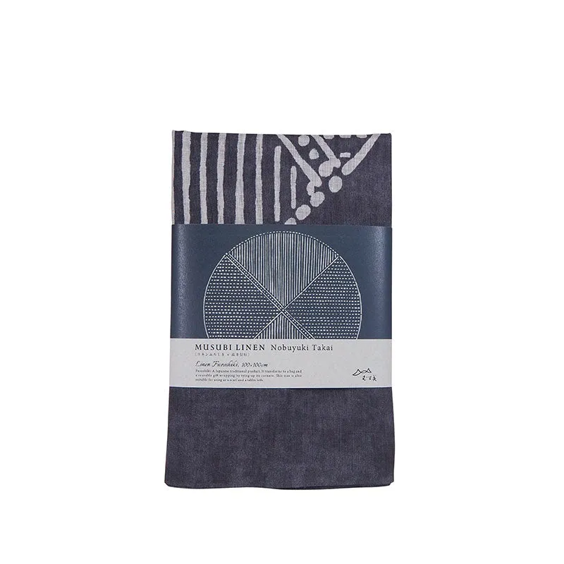 100 MUSUBI LINEN Nobuyuki Takai | Farm Navy Blue