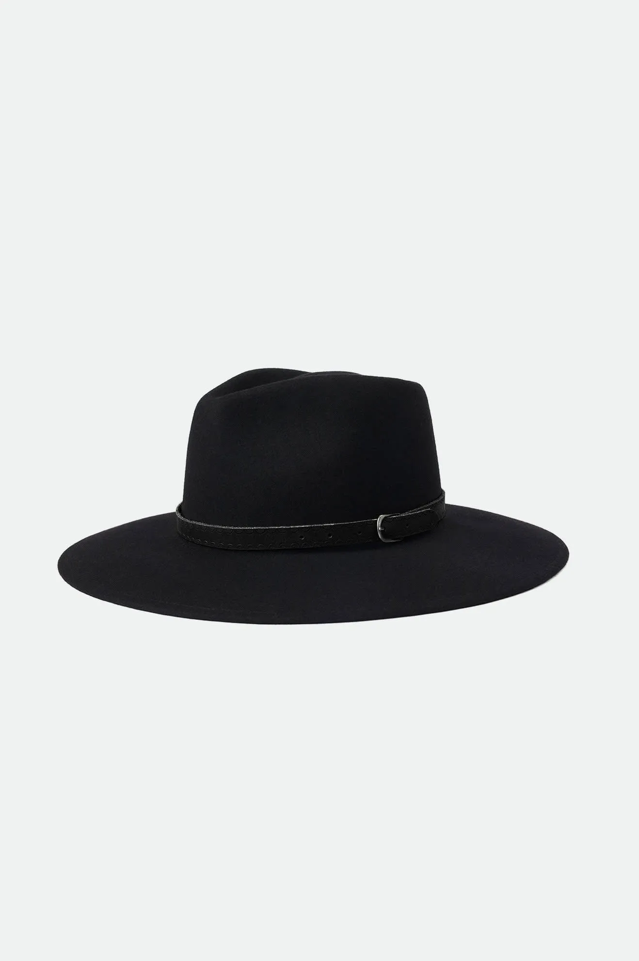Adjustable Buckle Hat Band - Black