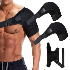 Agerelief Orthopedic Compression Shoulder Brace, Age Relief Compression Shoulder Brace, Age Relief Shoulder Brace, Agerelief - The Ultimate Shoulder Brace for Pain Relief (2PACK)