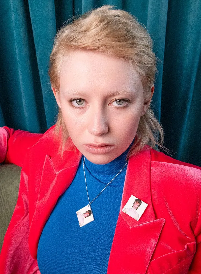 Aladdin Sane Portrait Brooch