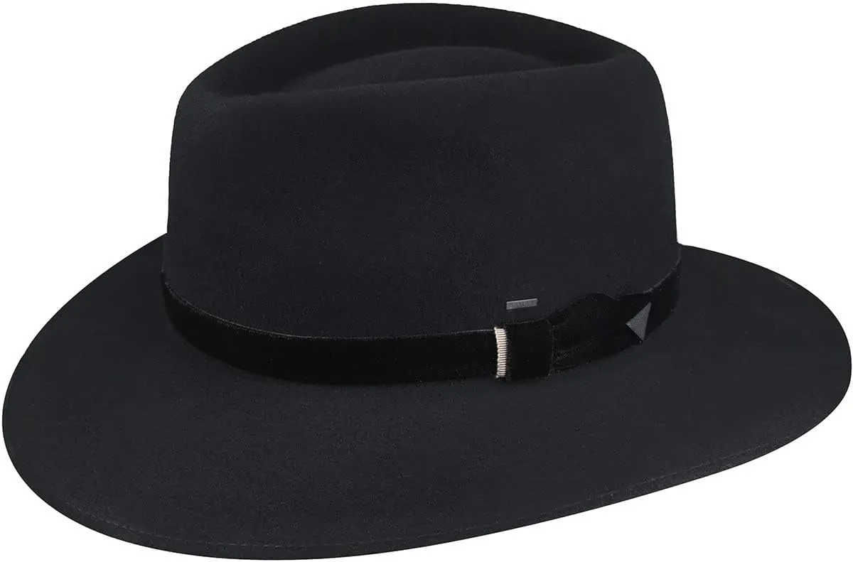 Bailey of Hollywood Levon Fedora - Black/S Black, Small