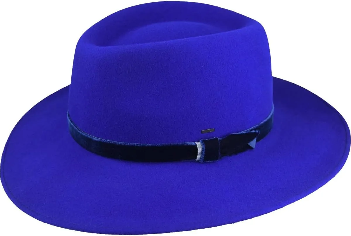 Bailey of Hollywood Levon Fedora - Lazuli Blue/XL Lazuli Blue, X-Large