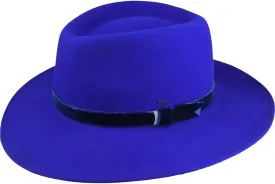 Bailey of Hollywood Levon Fedora - Lazuli Blue/XL Lazuli Blue, X-Large