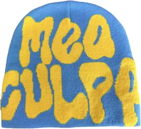 Beanie Y2k Hat MEA Culpa Graphic Beanies Design Winter Warm Hats Knit Skull Cap for Men Women