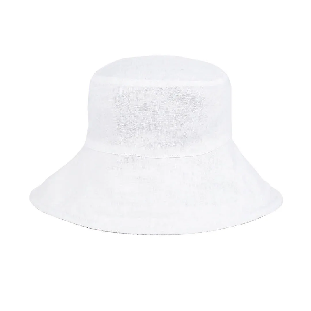 Bedhead Vacationer Reversible Adult Sun Hat - Winnie / Blanc