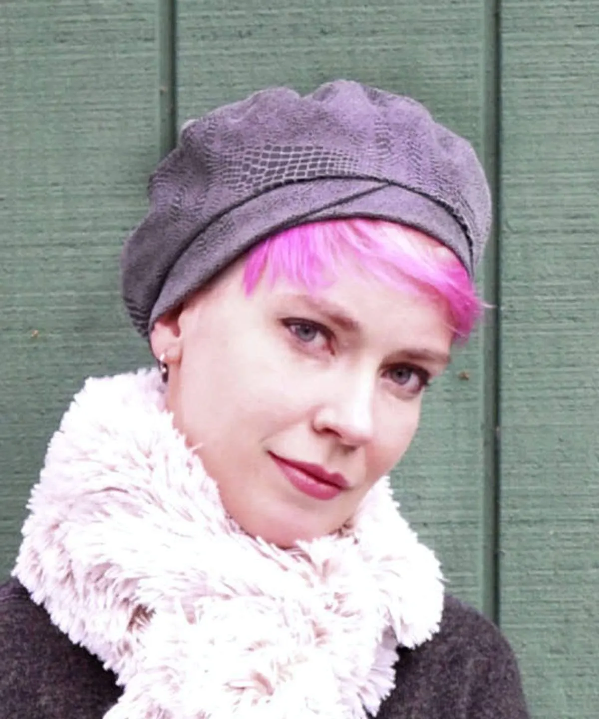 Beret, Reversible - Vegan Leather in Outback (SOLD OUT)