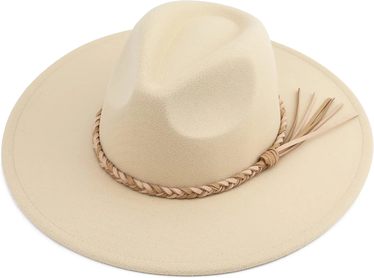 Big Wide Brim Women Fedora Hat