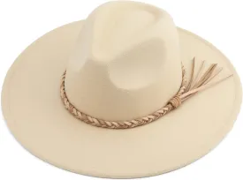 Big Wide Brim Women Fedora Hat