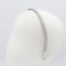 bling cubic zirconia embellished  headband thin hairband women hair accessory