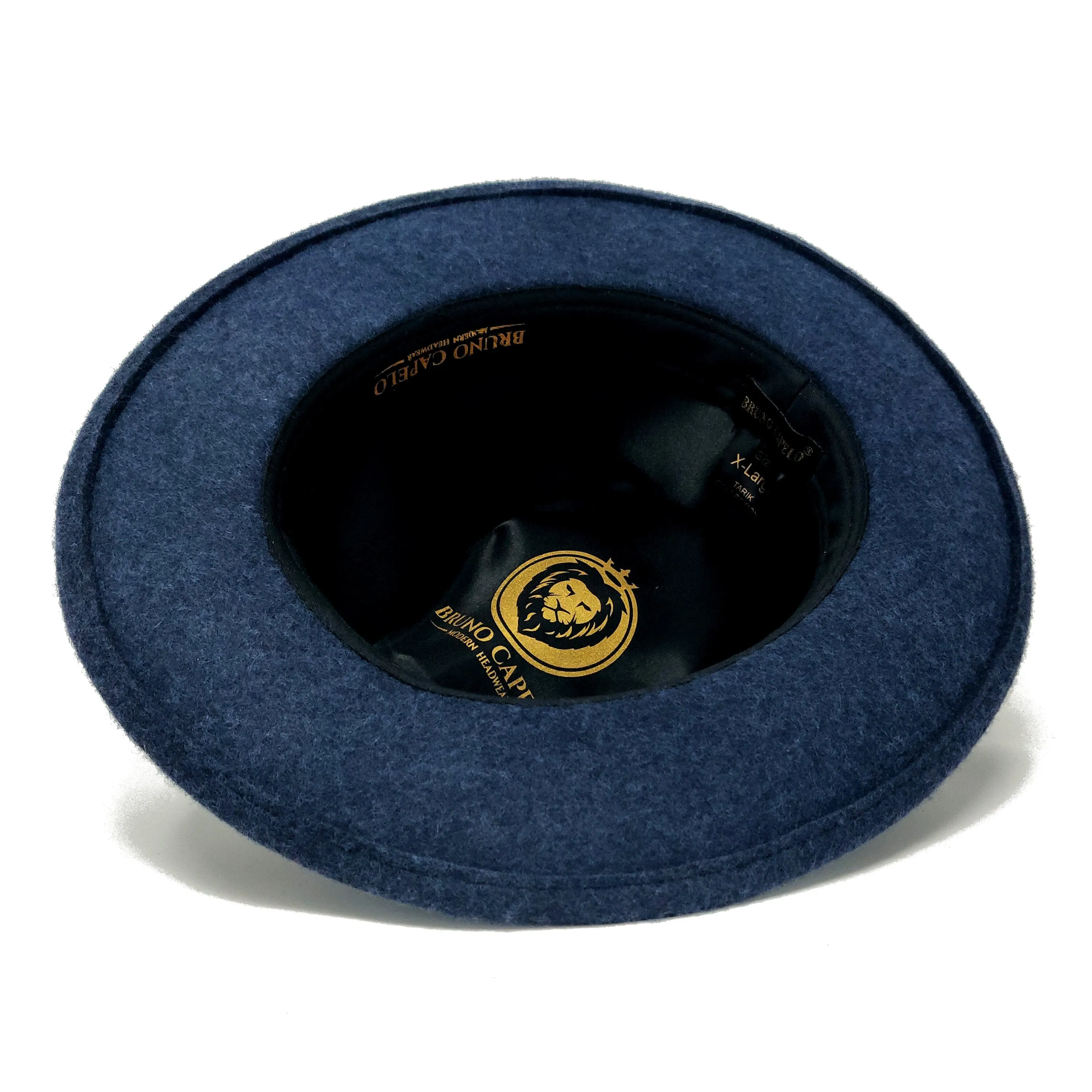 Bruno Capelo Tarik Flat Brim Wool Fedora