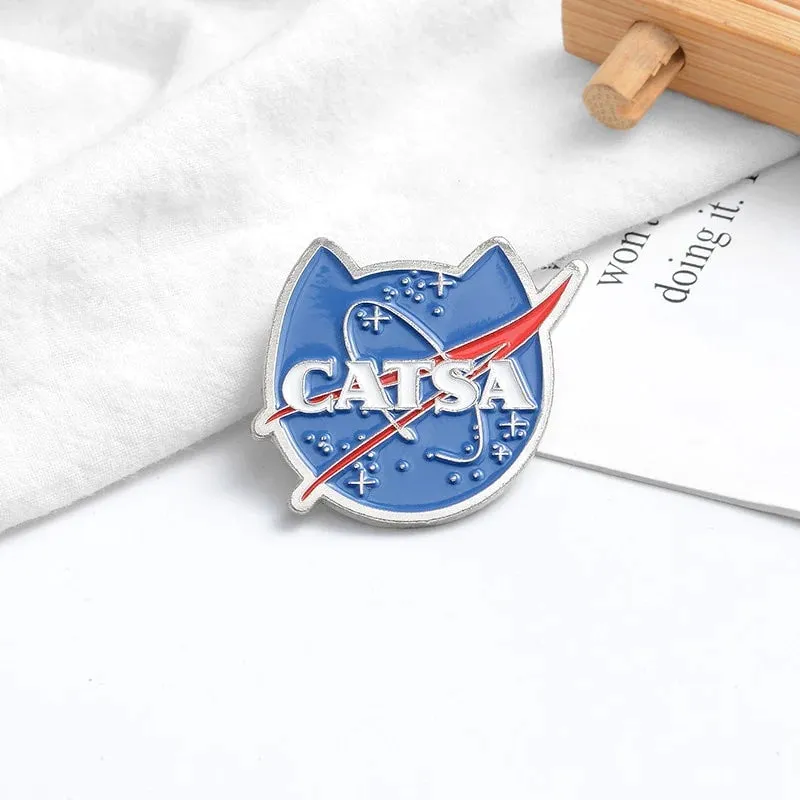 Catsa Cats Enamel Lapel Pin
