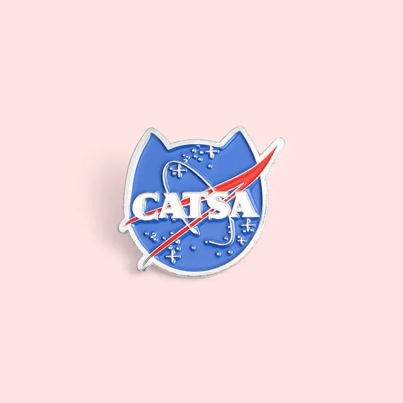 Catsa Cats Enamel Lapel Pin