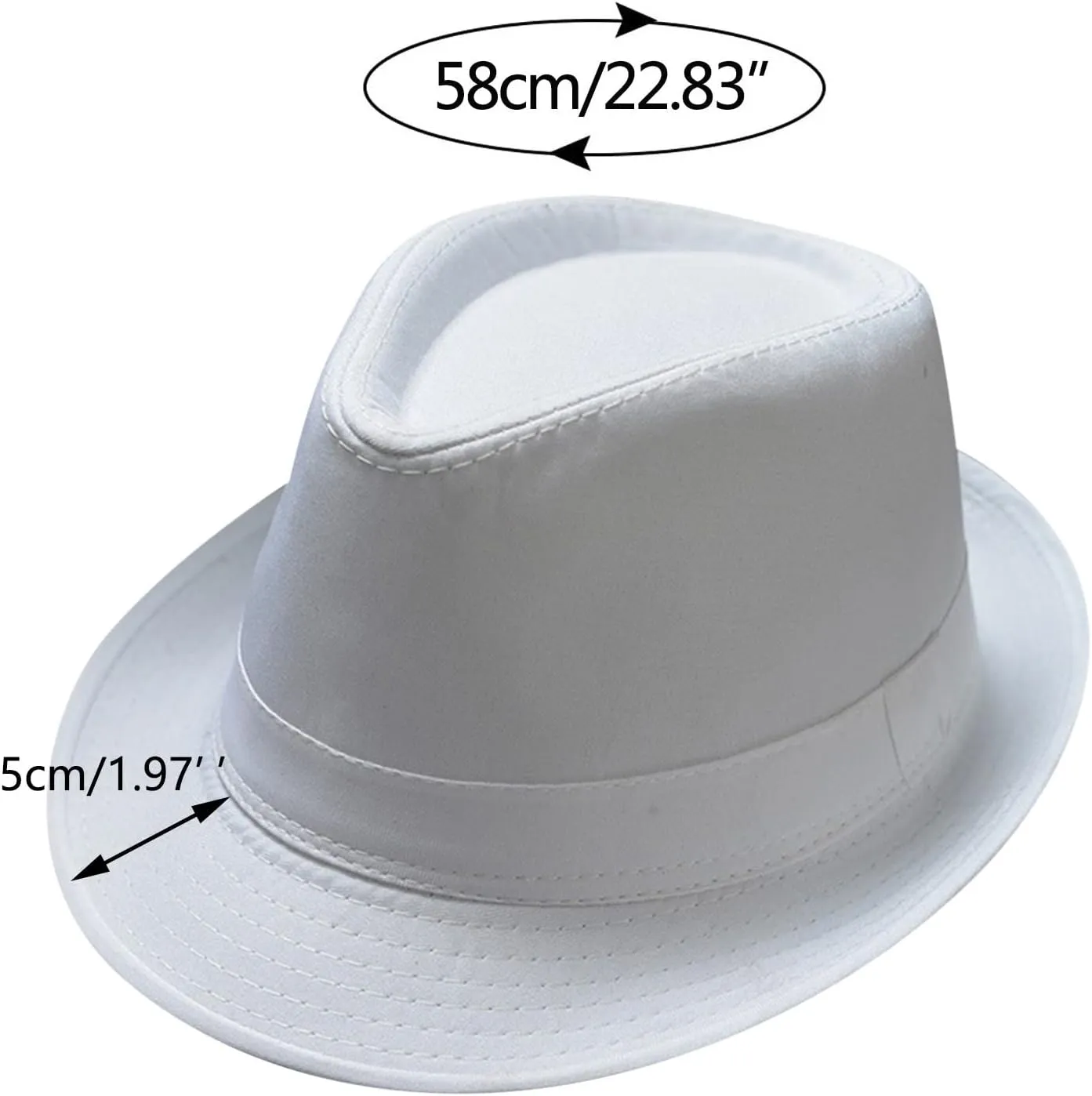 Classic Fedoras Hats Short Brim Panama Jazz Hat Bowler Hat for Men Women Fashion Panama Hat