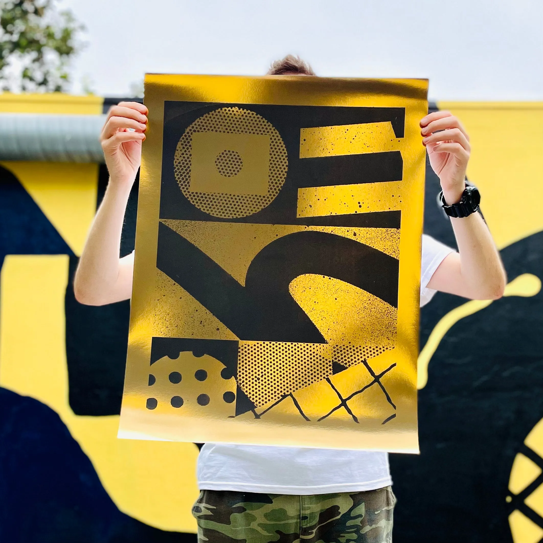 Darren John - Silkscreen Shiny Paper