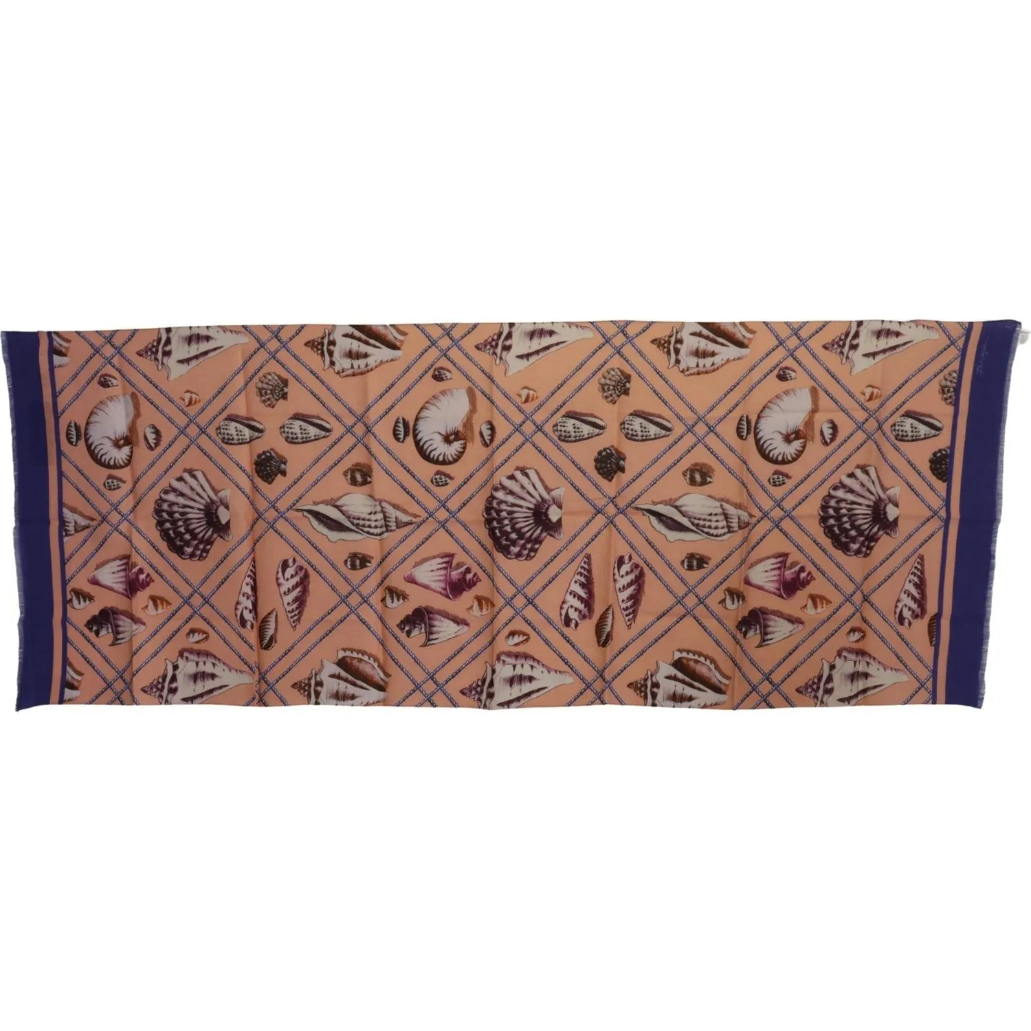 Dolce & Gabbana Multicolor Seashell Linen Scarf for Men
