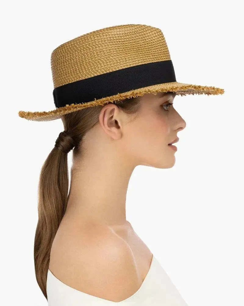 Eric Javits - Fringe Pinch Straw Hat