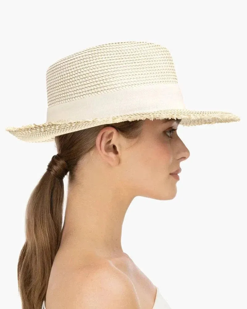 Eric Javits - Fringe Pinch Straw Hat