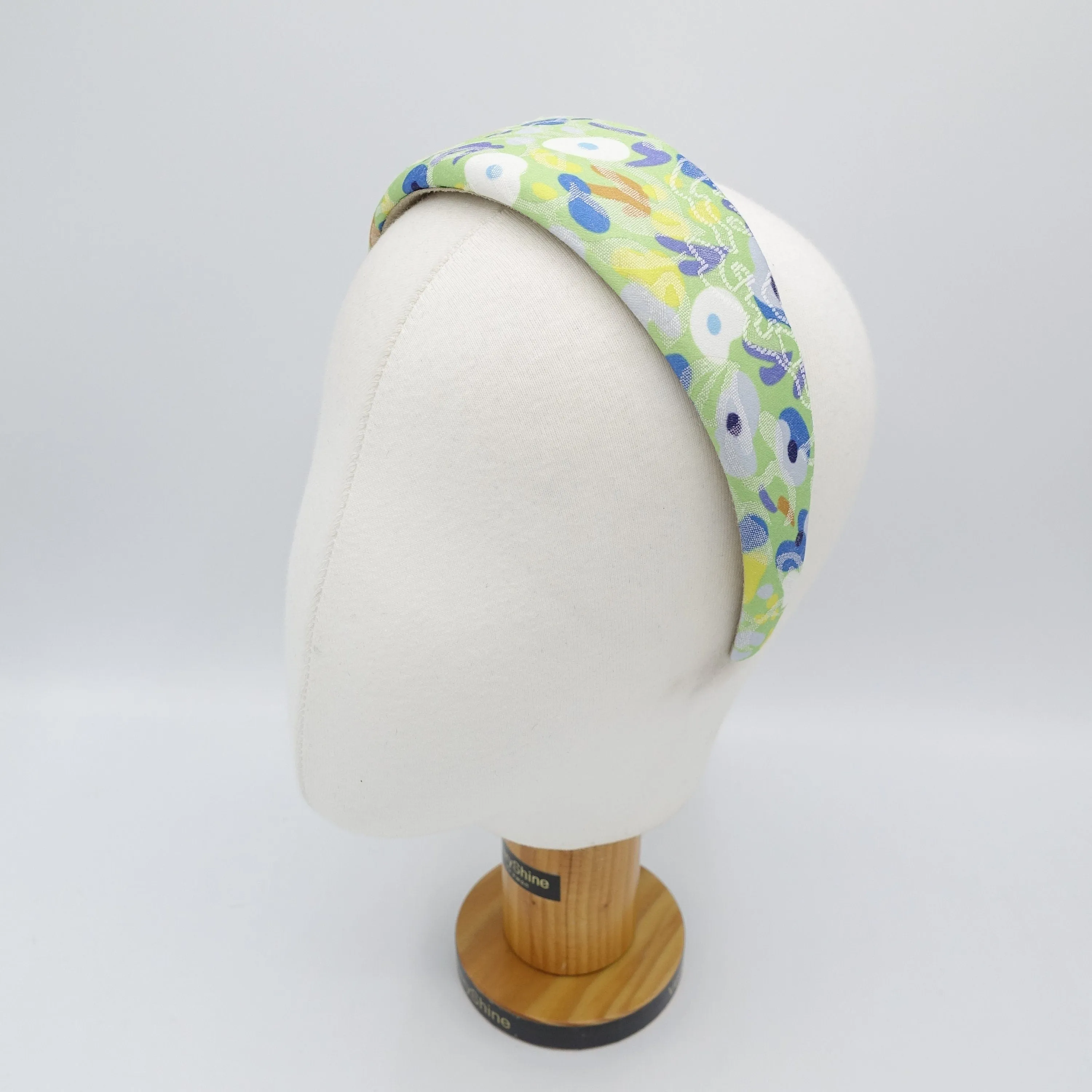 flower abstract print headband padded hairband for women