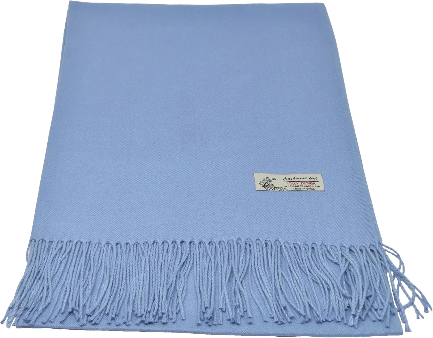 Glory Max Unisex Plain Solid Winter Scarf Cashmere Feel Oversized Soft Warm Shawl Wrap 74"x26"