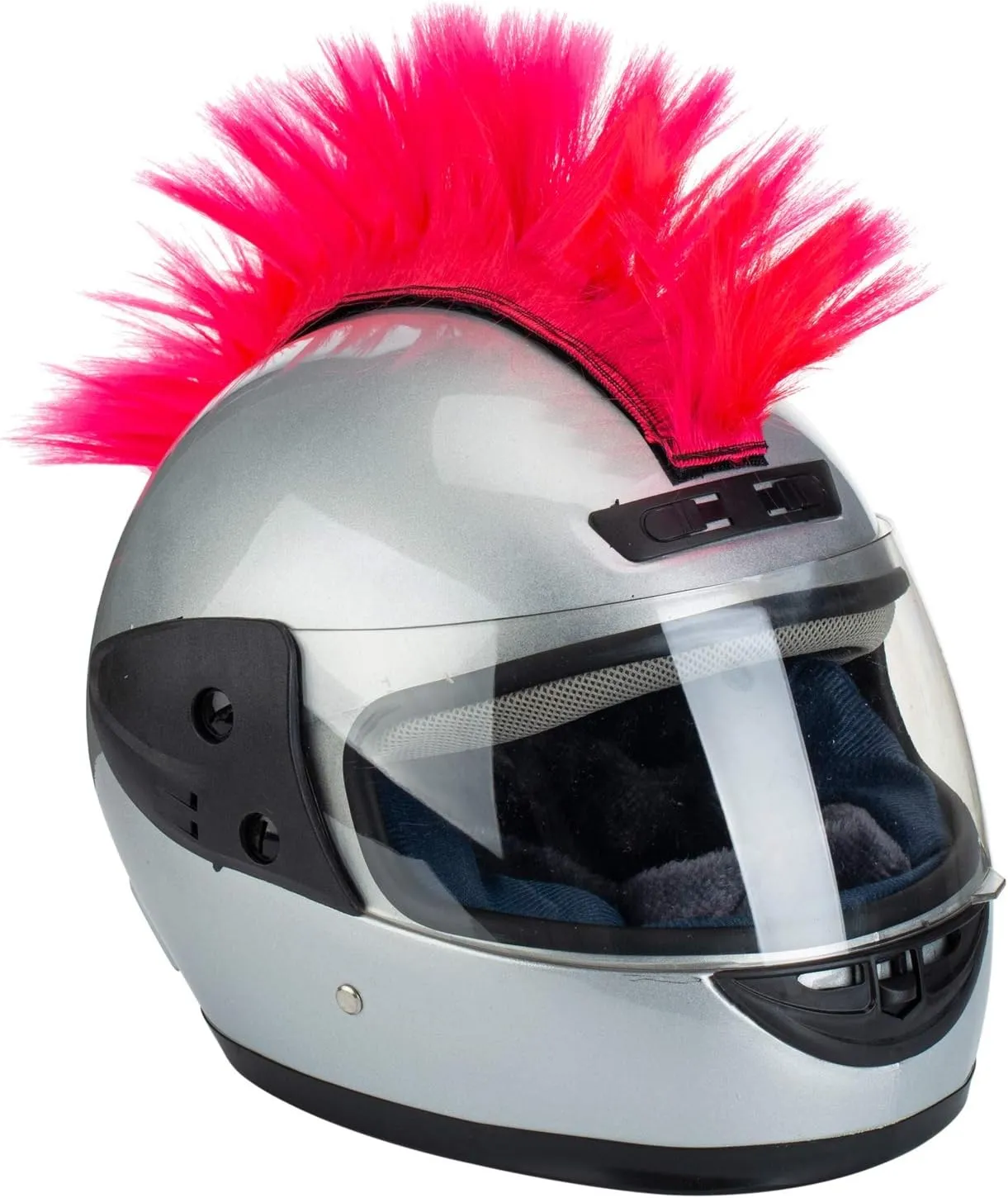 Helmet Mohawk Wigs Skinhead Patches Hairpiece for Motorcycle Cycling Scooters Polo Ski Snowboard Cosplay Costume