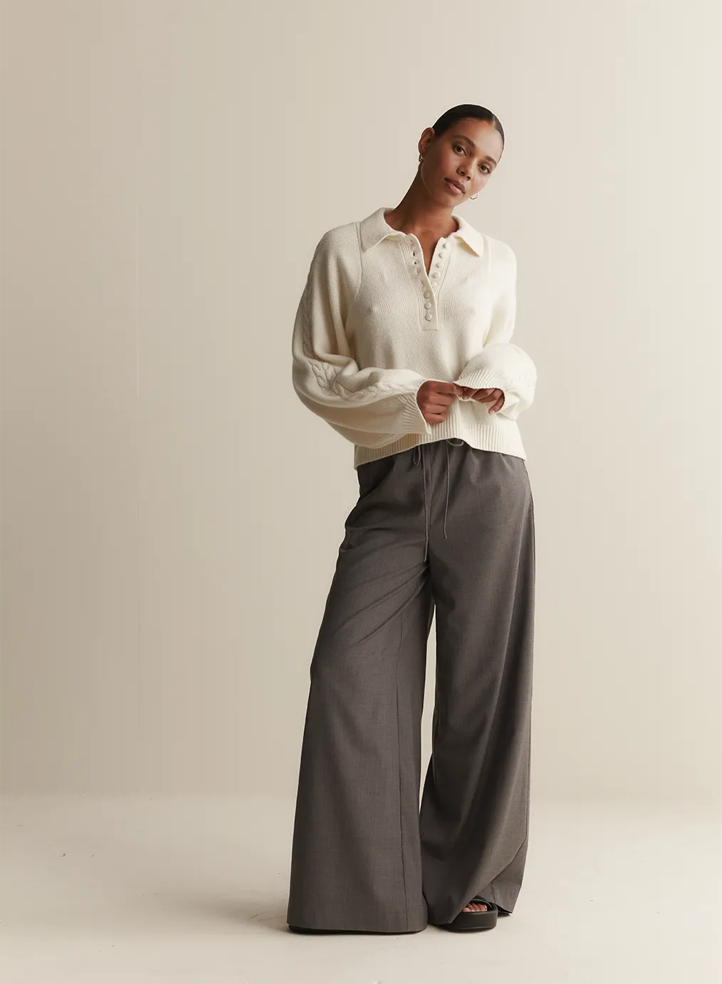 Jenny Wool Knit | Cream | Restock
