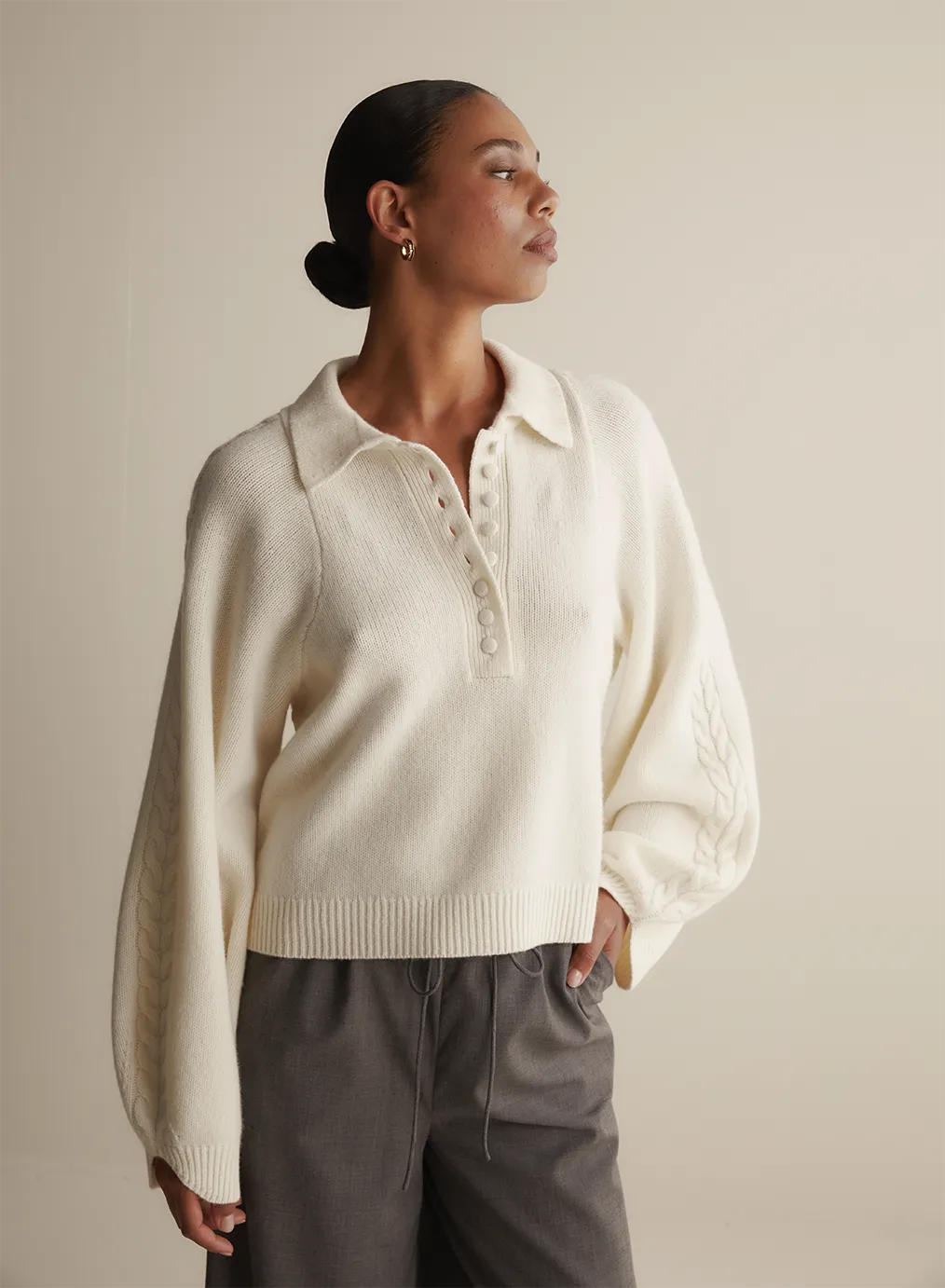 Jenny Wool Knit | Cream | Restock