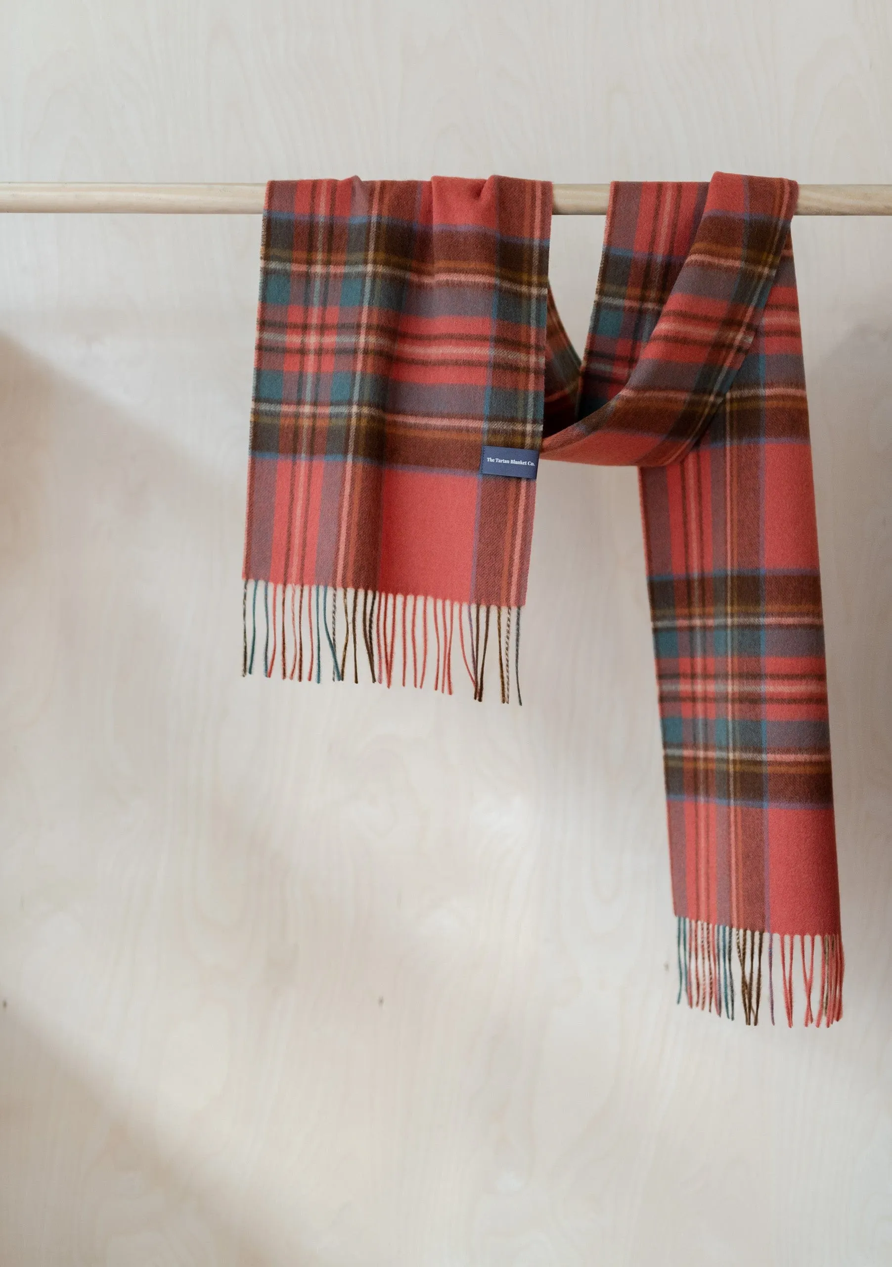Lambswool Scarf in Stewart Royal Antique Tartan