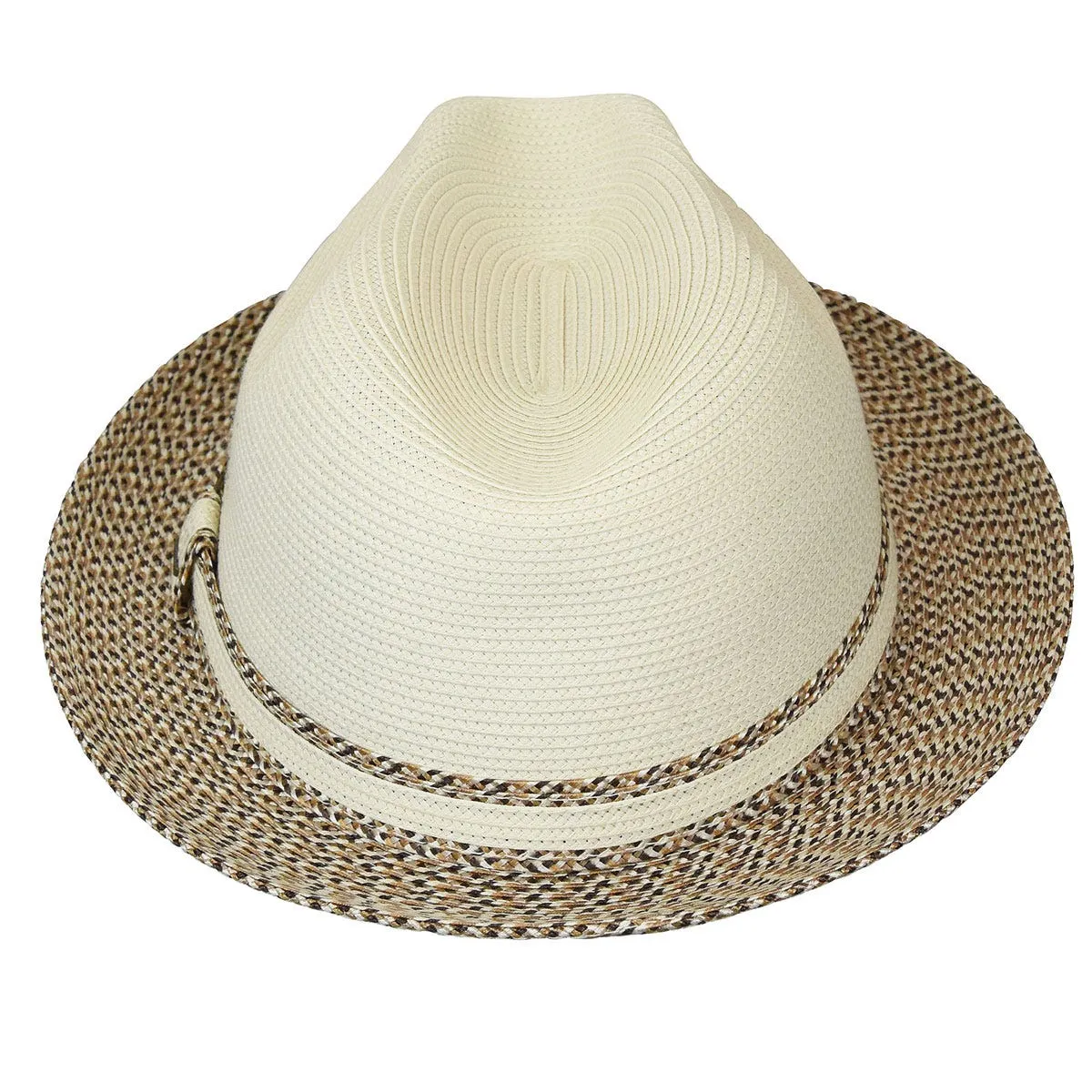 Mannesroe Braid Straw Fedora by Bailey