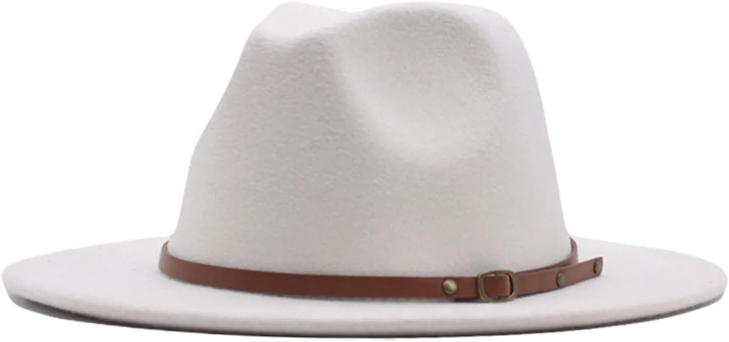 Mens Plain Cotton Twill Fedora Panama Hat Classic Solid Color Short Brim British Style Jazz Hats Summer Sun Hat