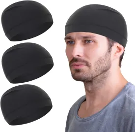 Mesh Dry-Fit Helmet Liner for Men Women,Cooling Skull Cap Moisture Wicking Breathable Summer Head Beanie