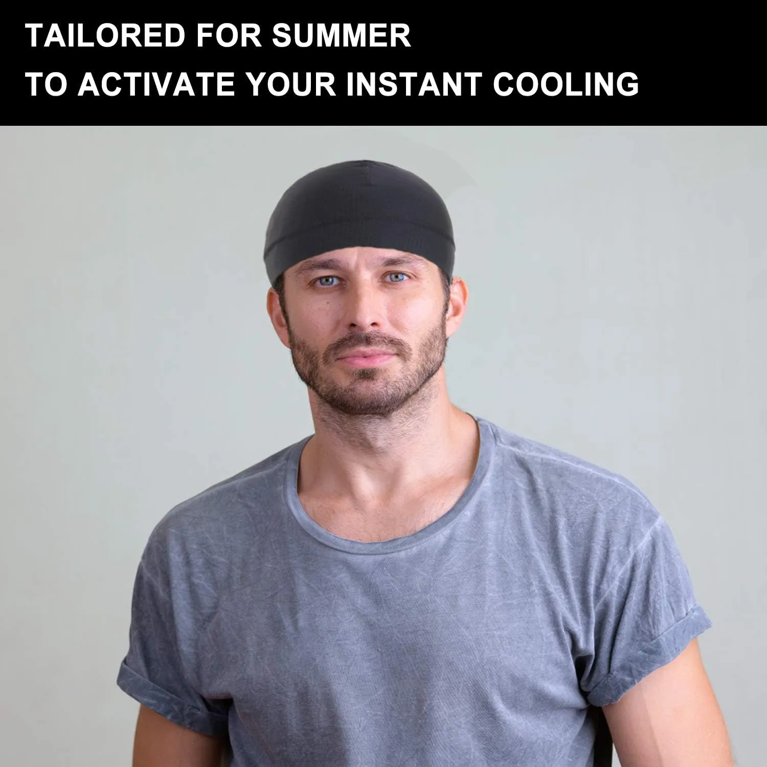 Mesh Dry-Fit Helmet Liner for Men Women,Cooling Skull Cap Moisture Wicking Breathable Summer Head Beanie