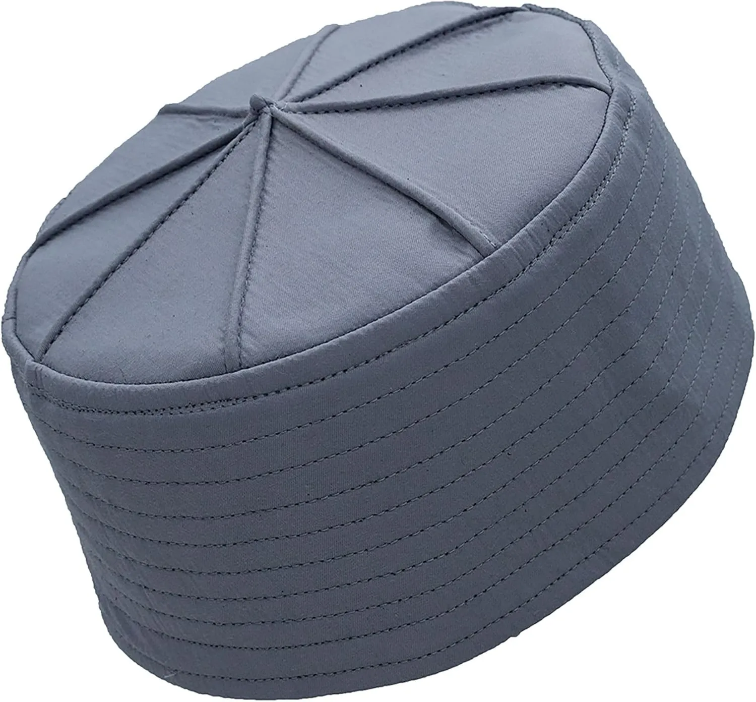 Modefa Structured Kufi Skull Cap Hat Topi Takke for Muslim Men Lined Kufi