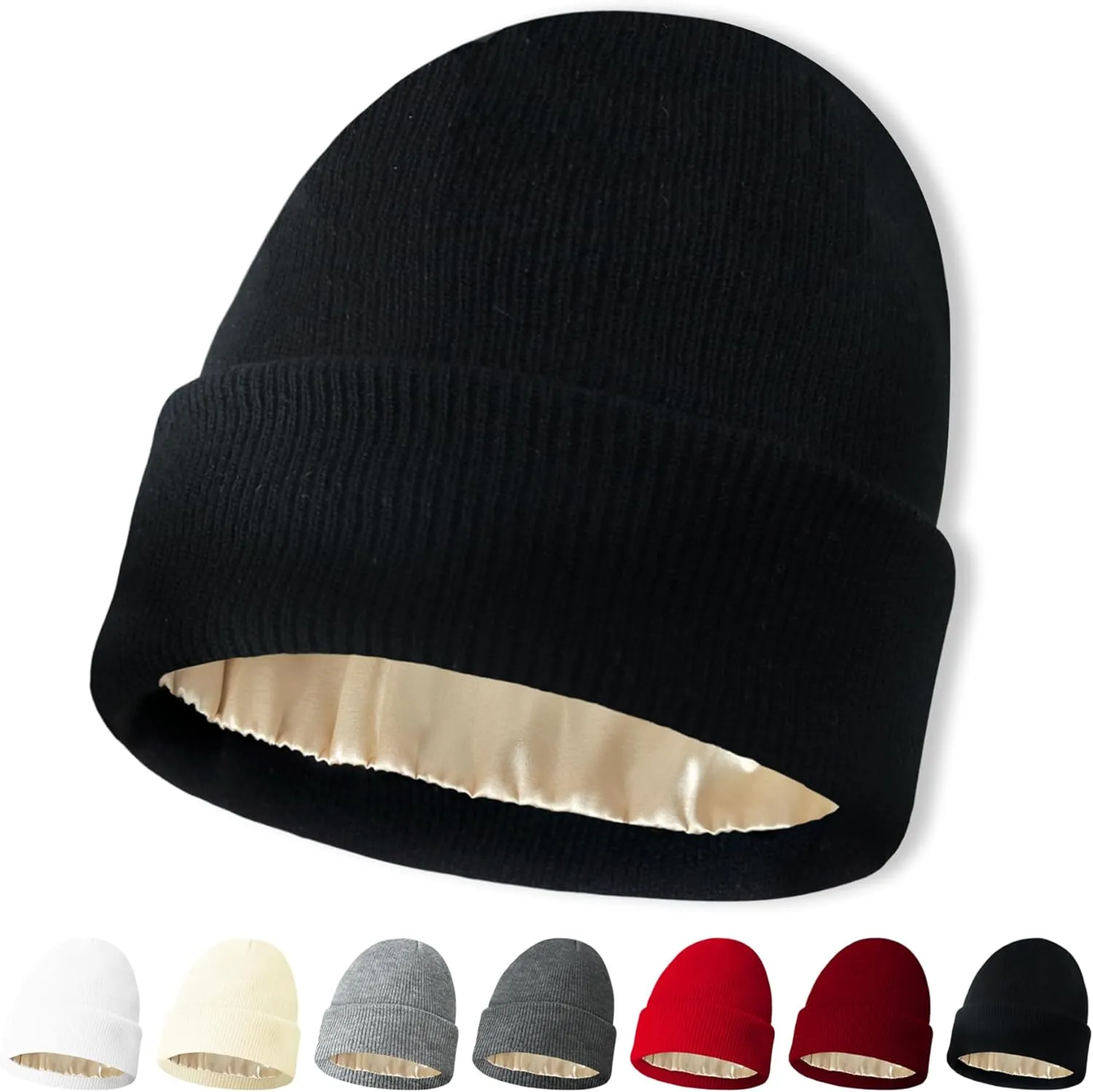 NPQQUAN Unisex Beanie Hats for Men Women Winter Knit Beanies