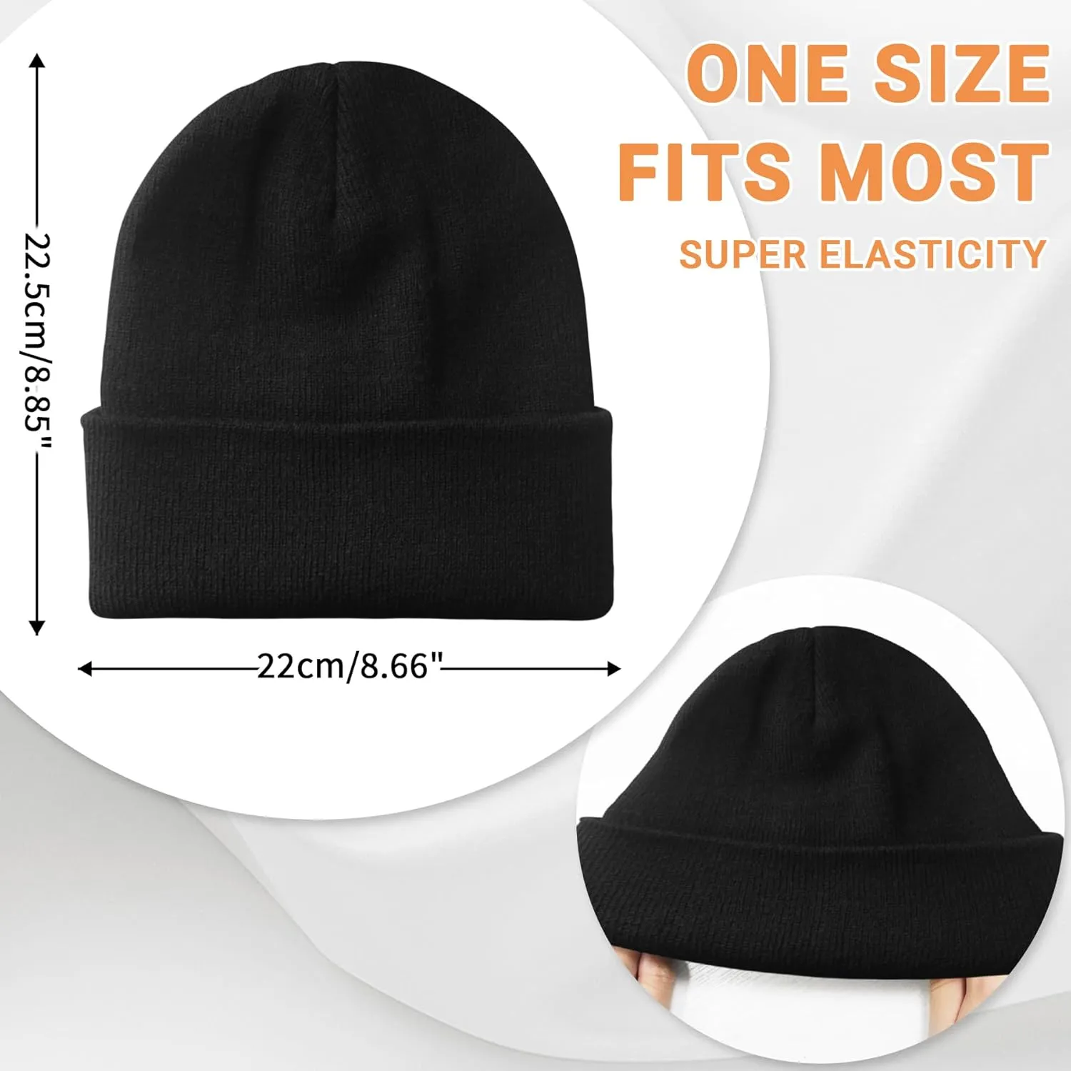 NPQQUAN Unisex Beanie Hats for Men Women Winter Knit Beanies