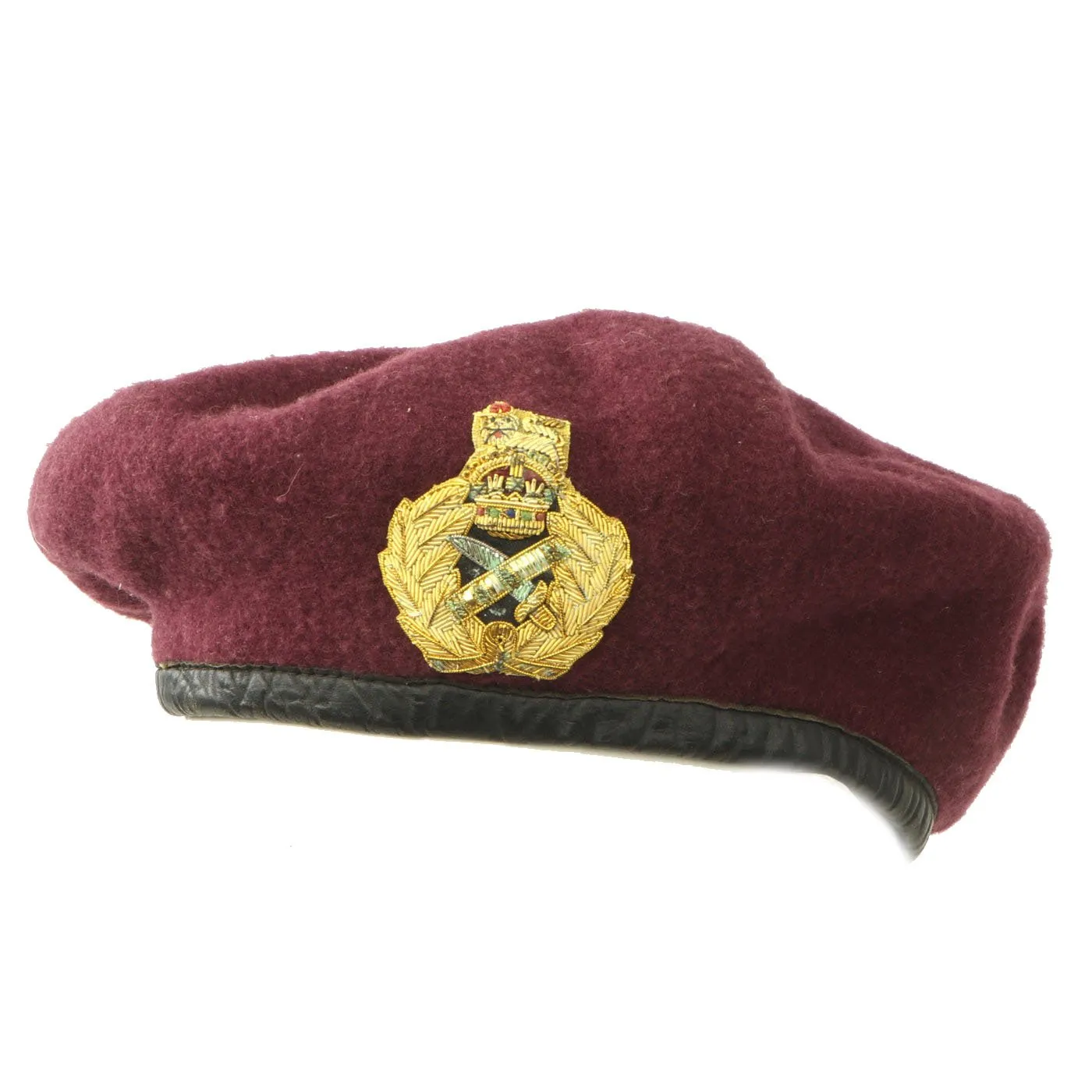 Original British Paratrooper Beret worn by Sean Connery as Maj. Gen. Roy Urquhart in "A Bridge Too Far"
