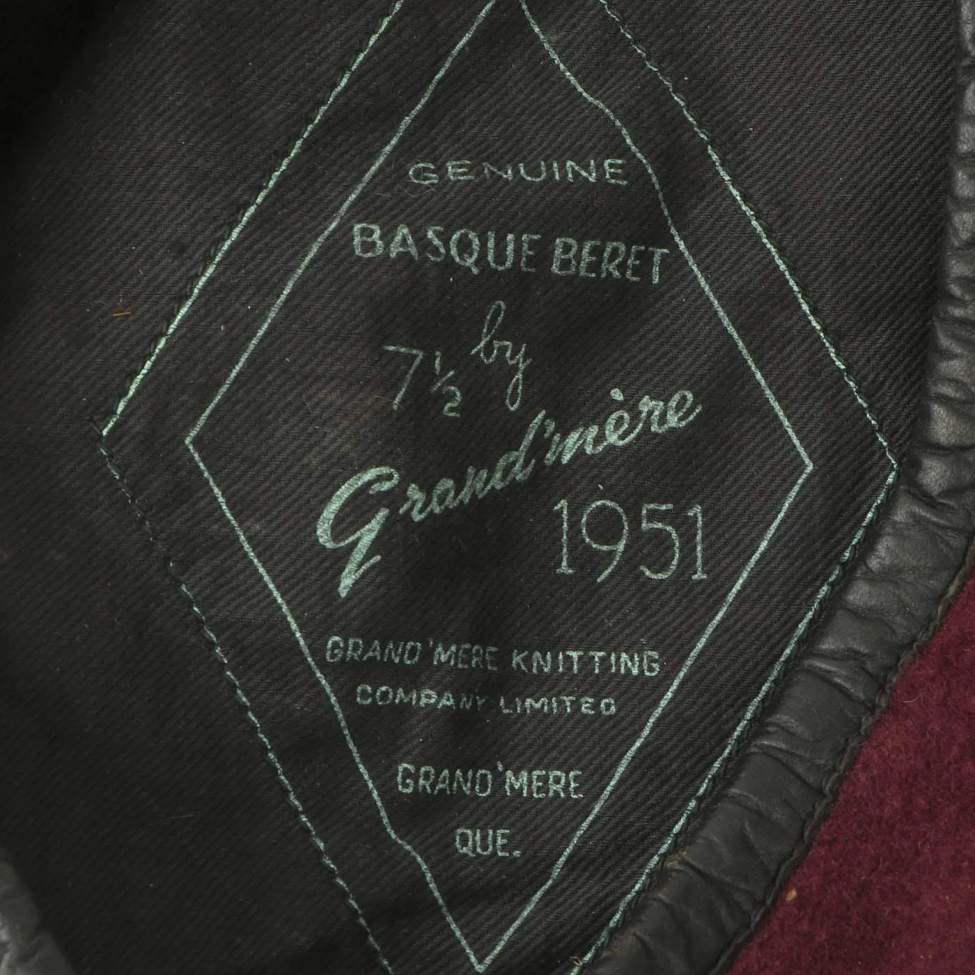 Original British Paratrooper Beret worn by Sean Connery as Maj. Gen. Roy Urquhart in "A Bridge Too Far"