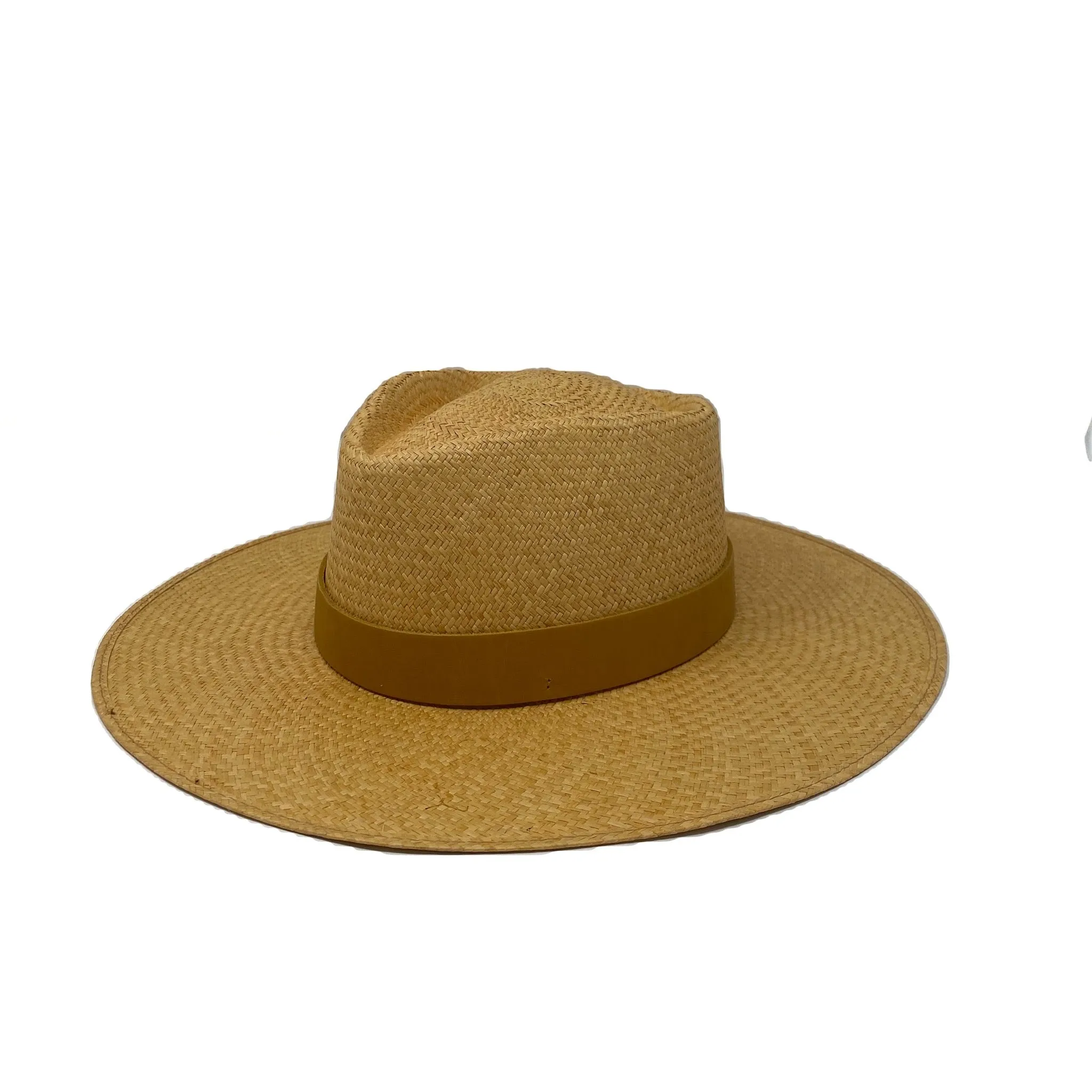PALOMA PANAMA STRAW FEDORA IN HABANO