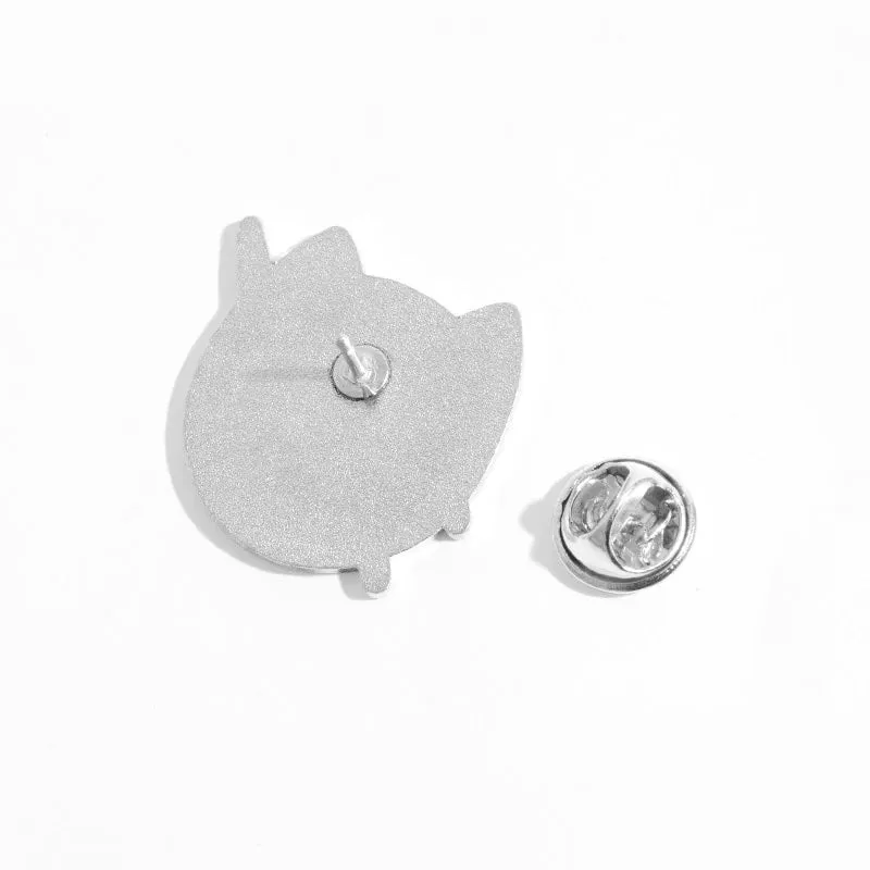 Set of 4 Cat Enamel Lapel Pins