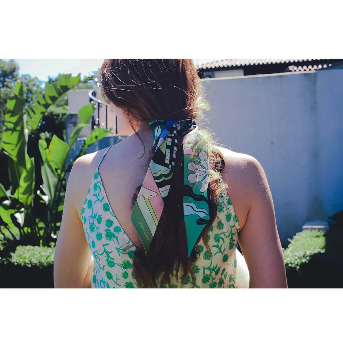 Silk Skinny Scarf Of Dreamlike