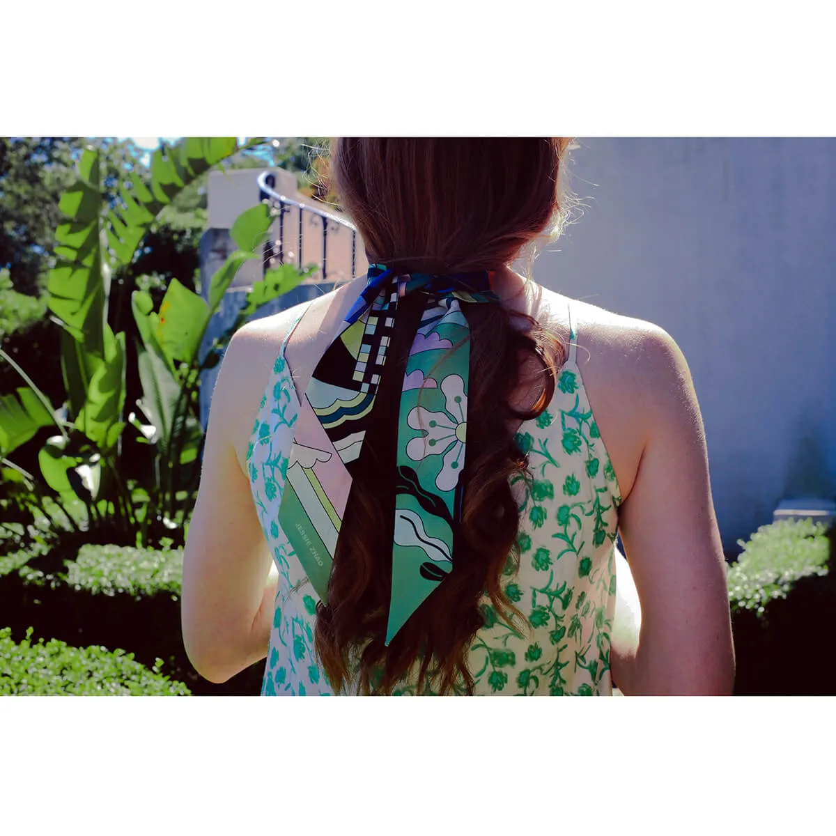 Silk Skinny Scarf Of Dreamlike