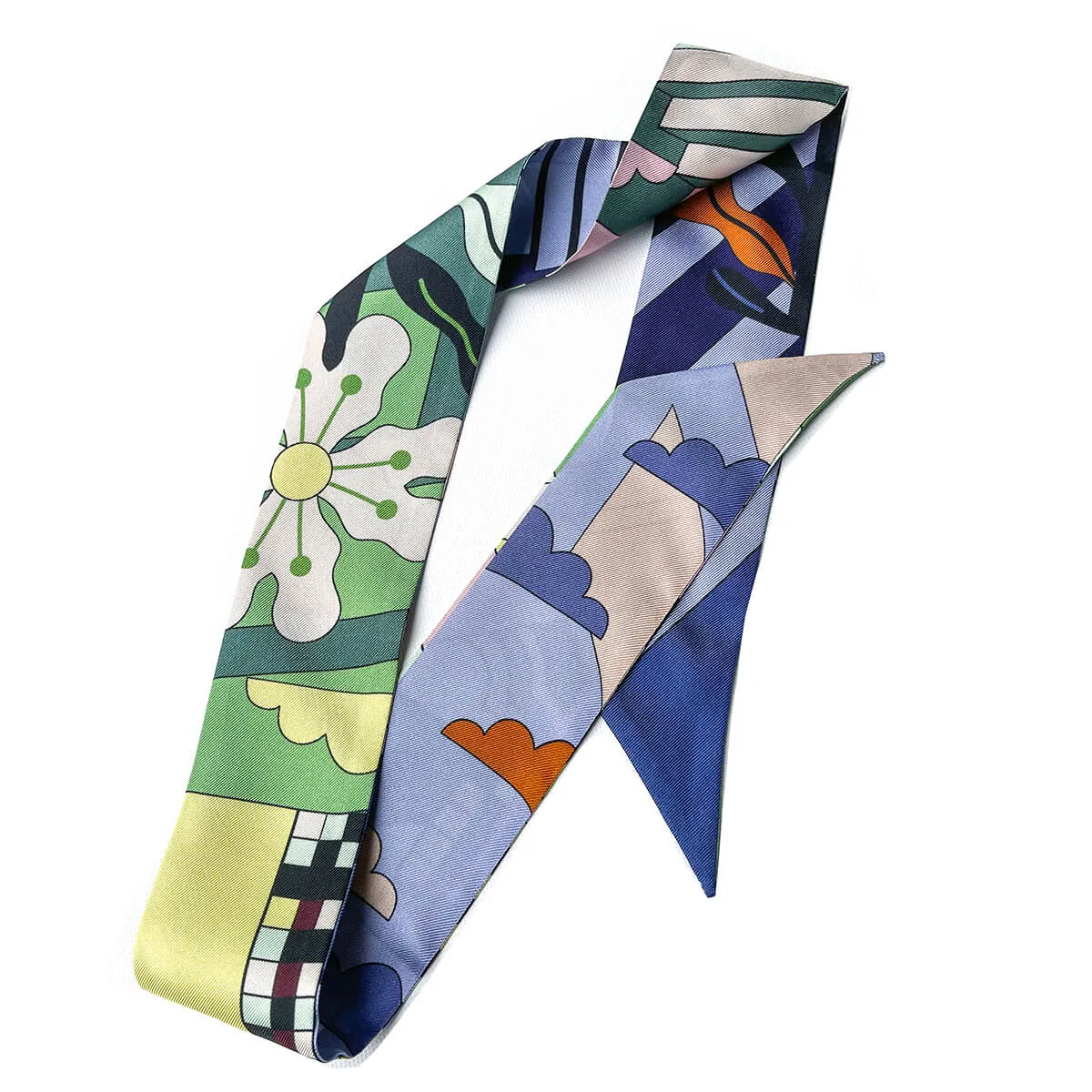 Silk Skinny Scarf Of Dreamlike