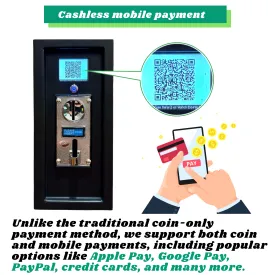 Sintron ST-004 110V~240V Coin & Mobile contactless Payment Operated Timer Control Power Box - Credit Card Apple Pay Google Pay PAYPAL Venmo Cash App STRIPE Square etc...(not limited)