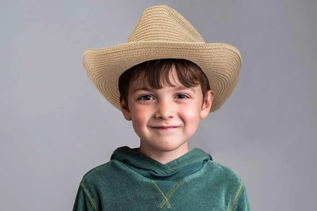 Straw Cowboy Hats for Toddler Girls Boys Summer Sun Hat Belt Buckle Cowgirl Western-Hat for Kid 2-4 Years