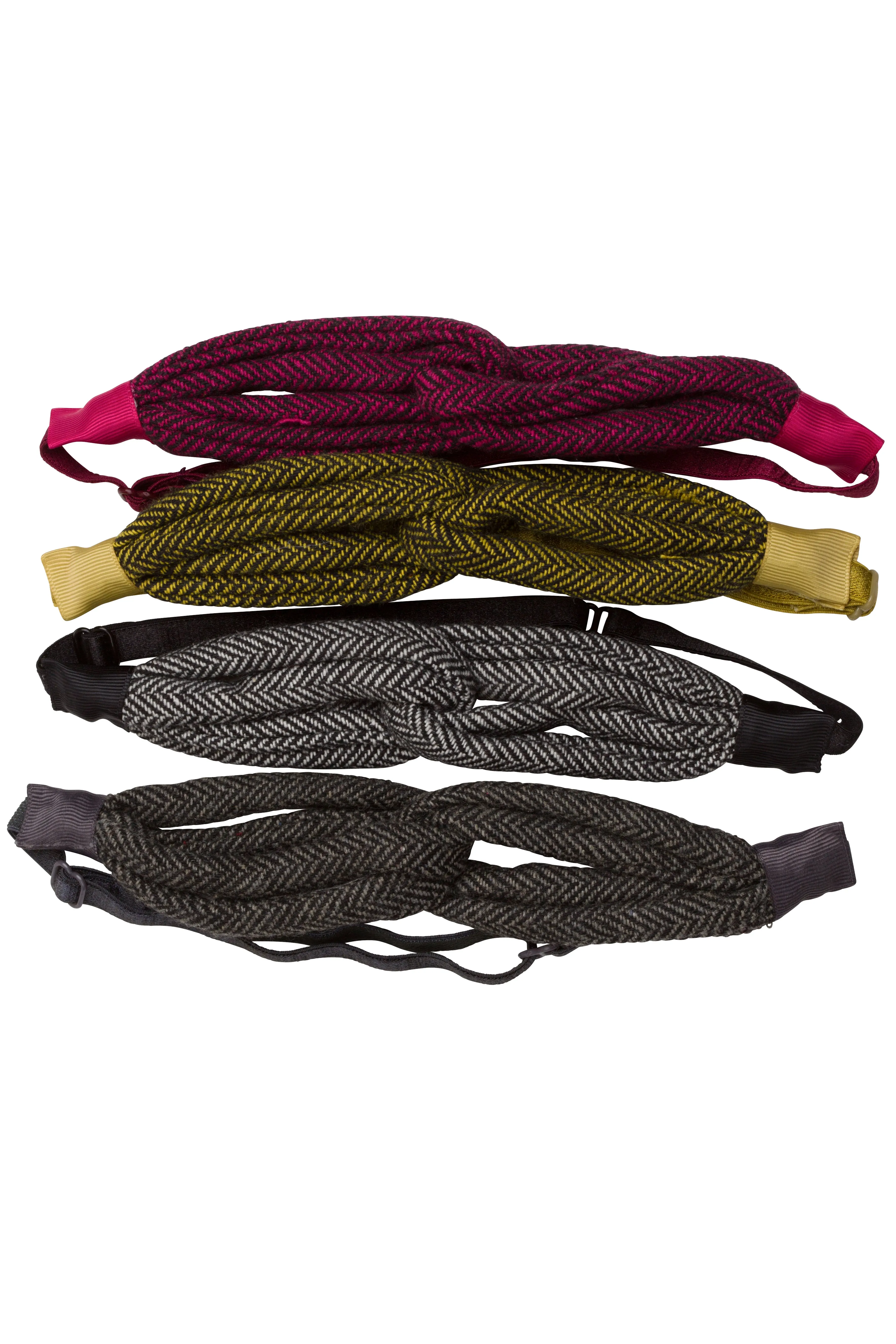 Tubular Herringbone Wrap  - Charcoal