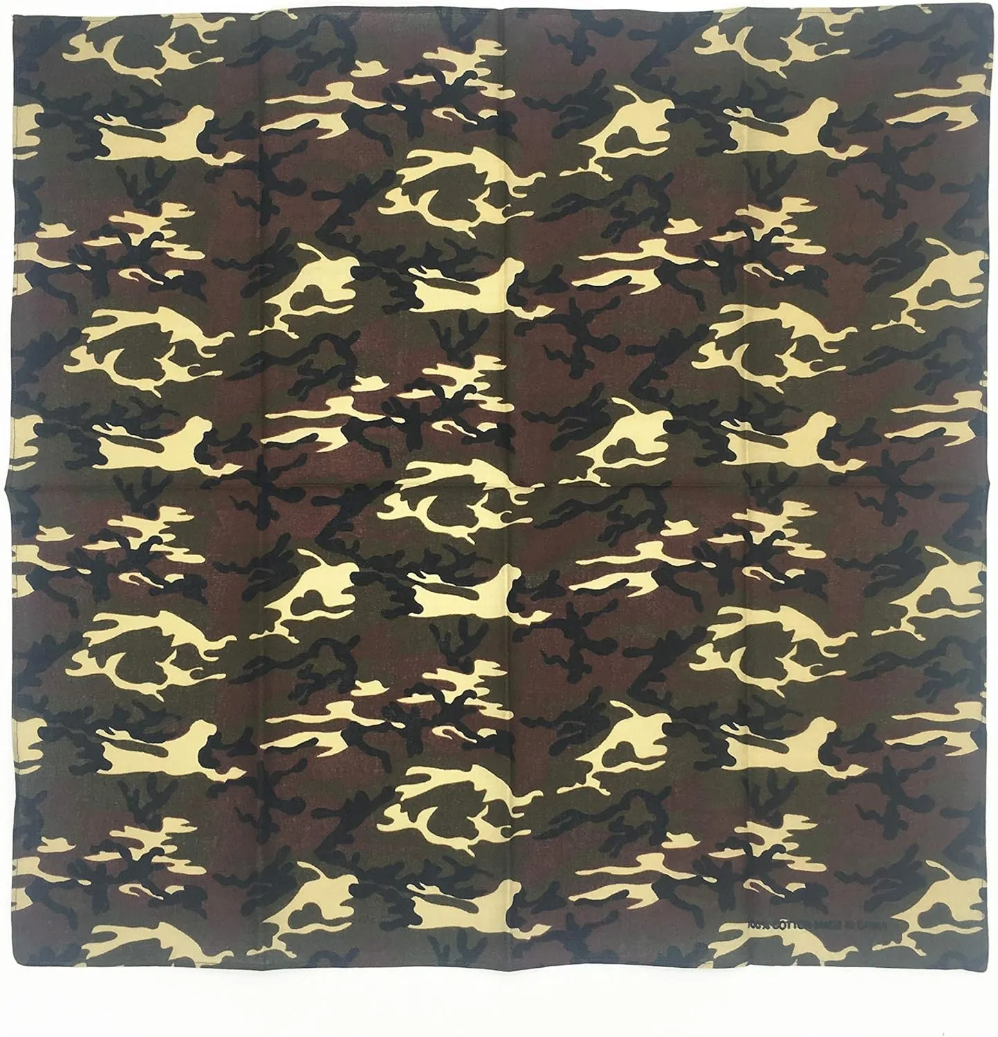 Vamqor 100% Cotton 10 Pack Fine Bandanas