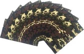 Vamqor 100% Cotton 10 Pack Fine Bandanas
