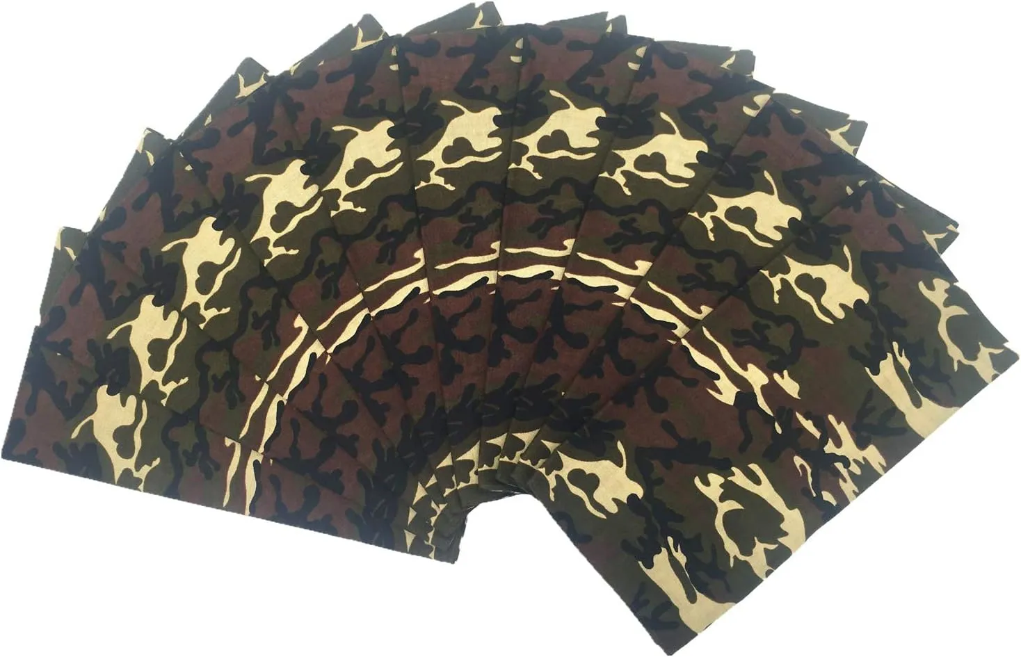 Vamqor 100% Cotton 10 Pack Fine Bandanas