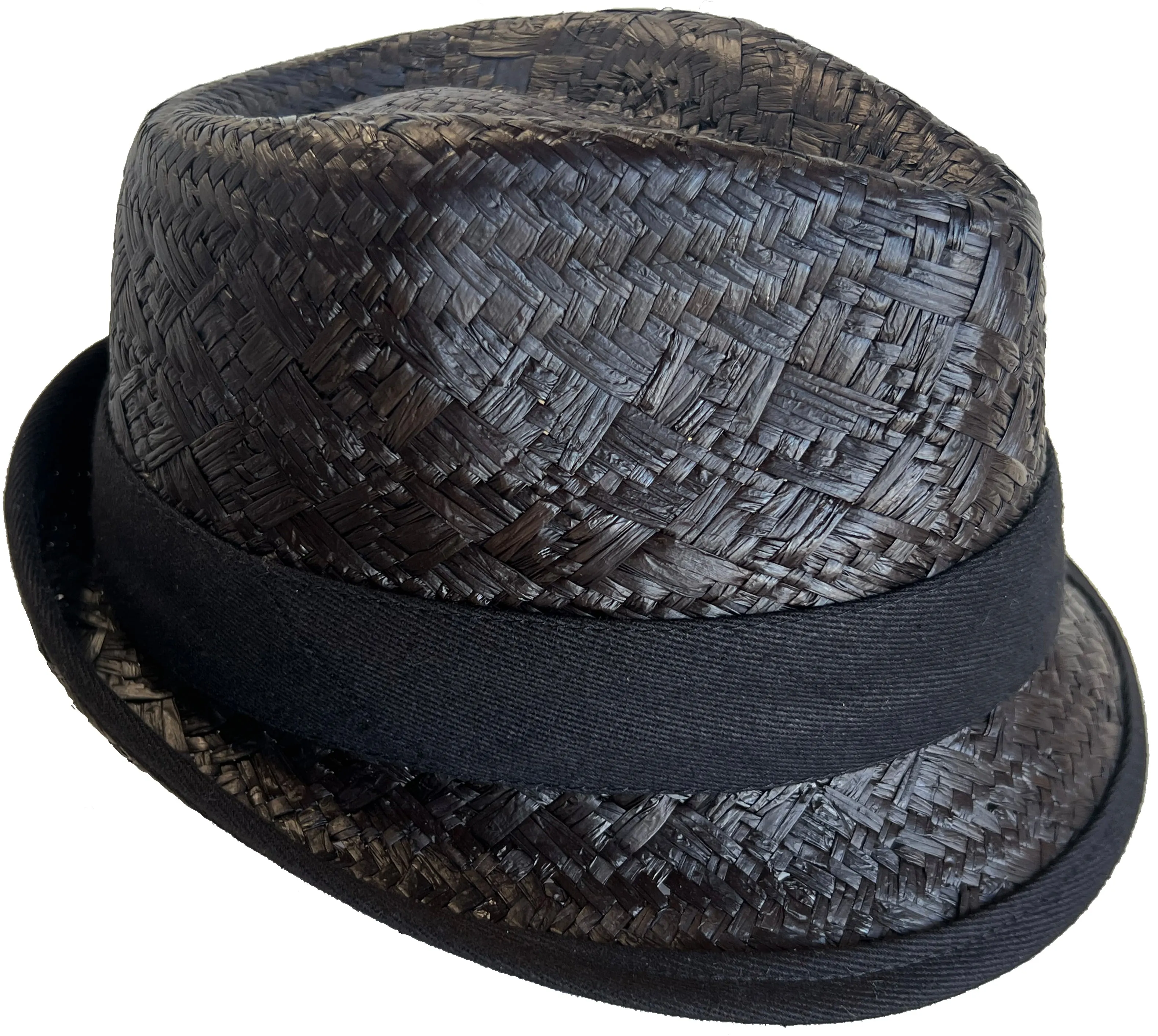 Vintage Livity Kala Alexander Fireball Raffia Straw Fedora
