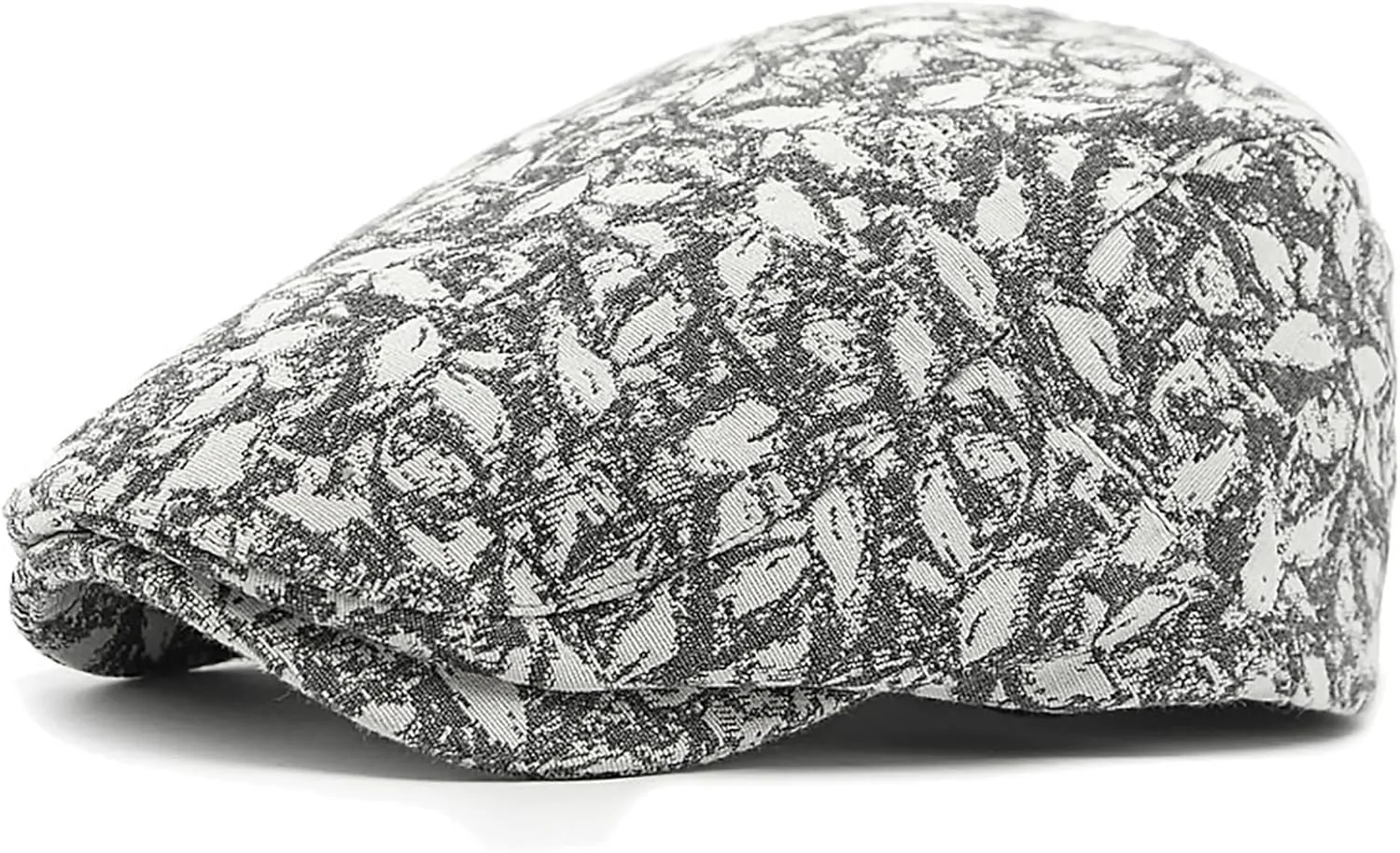 Womens Leopard Print Beret Hat Retro Newsboy Ivy Cap Cabbie Flat Cap